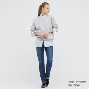 Uniqlo Women Slim Fit Straight Leg High Rise Jeans